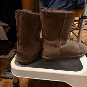 L.L. Bean Chocolate Suede Winter Boots
